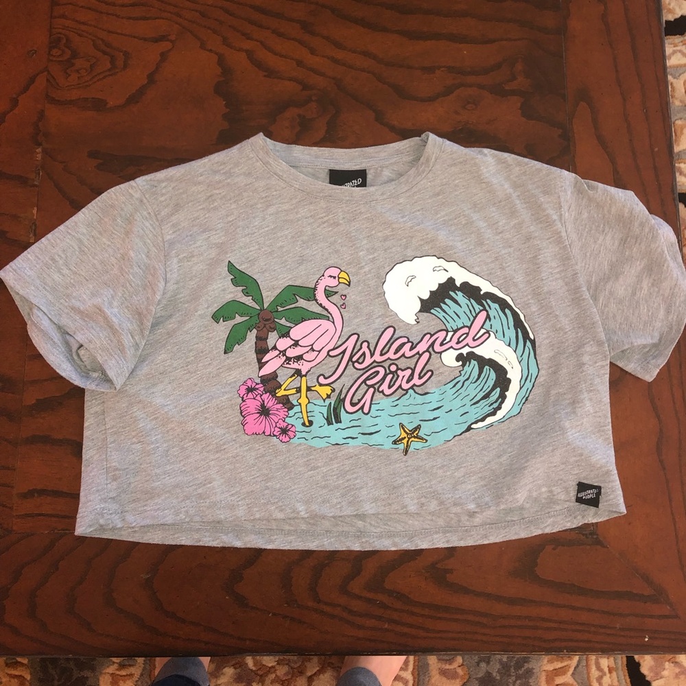 Graphic crop top